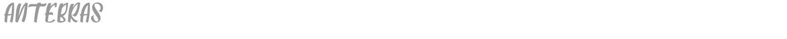 Antebras font preview